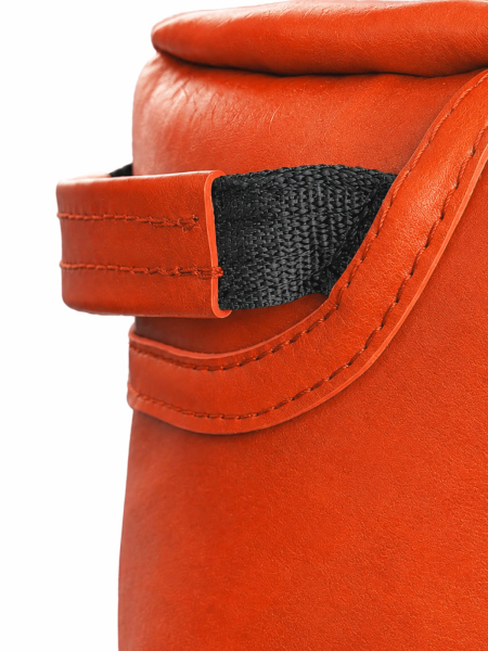 Напольный боксерский мешок ORANGE, натуральная кожа, 180 см, D-45 см, 78 кг – фото