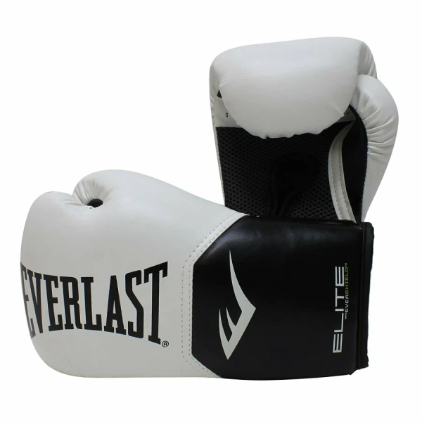 Боксерские перчатки Everlast Elite ProStyle, тренировочные, белый в Краснодаре в магазине SportPanda Боксерские перчатки Everlast Elite ProStyle, тренировочные, белый – фото