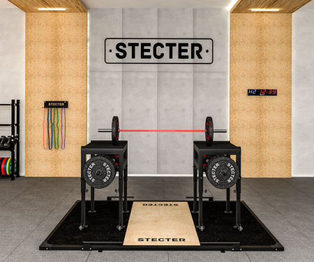 Плинты тяжелоатлетические для штанги STECTER, с регулировкой по высоте 85-115 см, пара в Краснодаре в магазине SportPanda Плинты тяжелоатлетические для штанги STECTER, с регулировкой по высоте 85-115 см, пара – фото