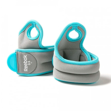 Утяжелители для рук, на запястья Reebok RAWT-11070BL, 0.5 кг, пара в Краснодаре в магазине SportPanda Утяжелители для рук, на запястья Reebok RAWT-11070BL, 0.5 кг, пара – фото