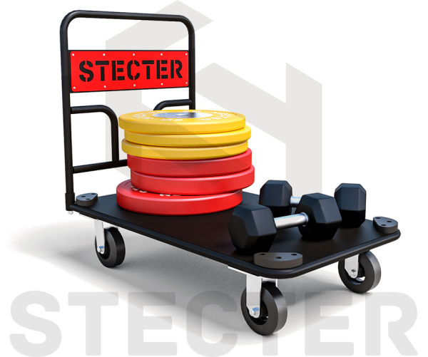 Транспортировочная тележка для спортивного инвентаря STECTER – фото