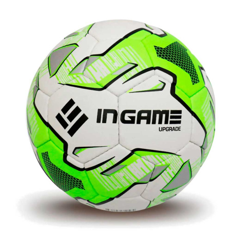 Мяч футбольный INGAME UPGRADE IFB-133, №5, бело-зелёный в Краснодаре в магазине SportPanda Мяч футбольный INGAME UPGRADE IFB-133, №5, бело-зелёный – фото