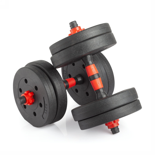 Гантели разборные с грифом, 15 кг. (2 шт. х 7,5 кг.) VictoryFit VF-DС150 в Краснодаре в магазине SportPanda Гантели разборные с грифом, 15 кг. (2 шт. х 7,5 кг.) VictoryFit VF-DС150 – фото