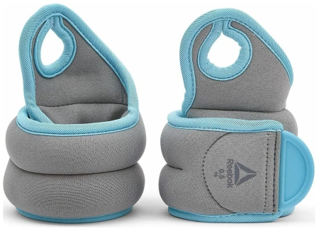 Утяжелители для рук, на запястья Reebok RAWT-11070BL, 0.5 кг, пара в Краснодаре в магазине SportPanda Утяжелители для рук, на запястья Reebok RAWT-11070BL, 0.5 кг, пара – фото
