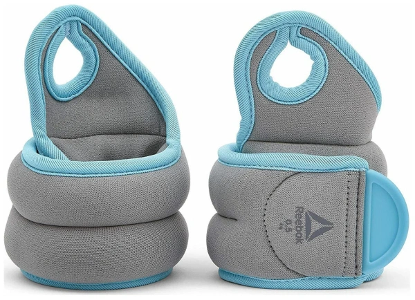 Утяжелители для рук, на запястья Reebok RAWT-11070BL, 0.5 кг, пара в Краснодаре в магазине SportPanda Утяжелители для рук, на запястья Reebok RAWT-11070BL, 0.5 кг, пара – фото