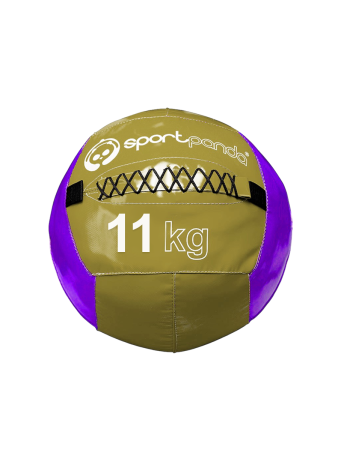Медбол / медицинбол SportPanda, 11 кг, оливковый / фиолетовый Медбол / медицинбол SportPanda, 11 кг, оливковый / фиолетовый