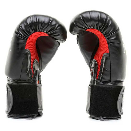 Перчатки для ММА Everlast Pro Style Muay Thai, тренировочные, чёрный в Краснодаре в магазине SportPanda Перчатки для ММА Everlast Pro Style Muay Thai, тренировочные, чёрный – фото