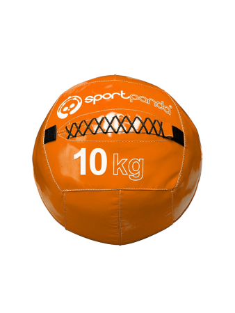 Медбол / медицинбол SportPanda, 10 кг, оранжевый Медбол / медицинбол SportPanda, 10 кг, оранжевый