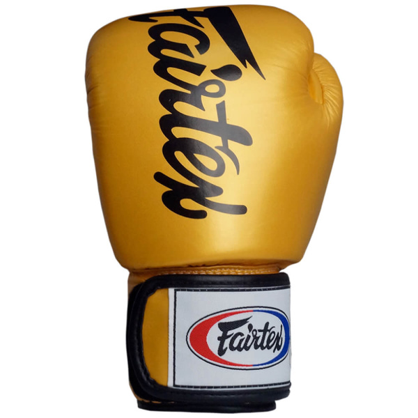 Боксерские перчатки Fairtex BGV19, тренировочные, жёлтый – фото