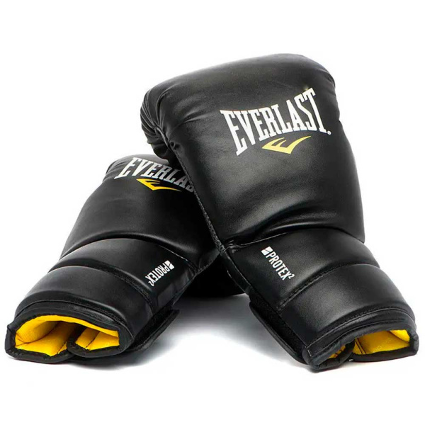 Снарядные перчатки Everlast Protex2, чёрный – фото