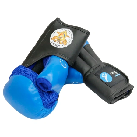 Перчатки для рукопашного боя Rusco Sport PRO, синий в Краснодаре в магазине SportPanda Перчатки для рукопашного боя Rusco Sport PRO, синий – фото