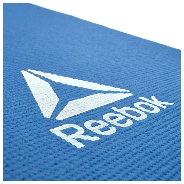 Коврик для йоги и фитнеса Reebok RAYG-11022BL, 4 мм, ПВХ, синий в Краснодаре в магазине SportPanda Коврик для йоги и фитнеса Reebok RAYG-11022BL, 4 мм, ПВХ, синий – фото