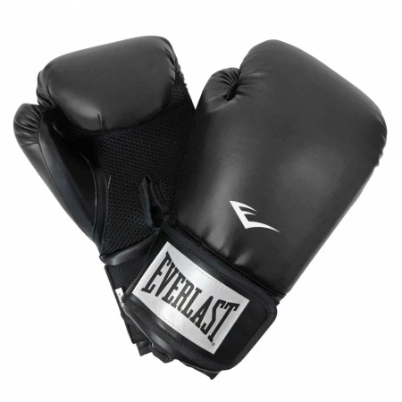 Боксерские перчатки Everlast ProStyle 2, тренировочные, чёрный в Краснодаре в магазине SportPanda Боксерские перчатки Everlast ProStyle 2, тренировочные, чёрный – фото