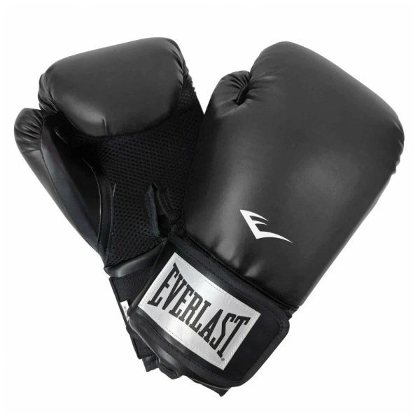 Боксерские перчатки Everlast ProStyle 2, тренировочные, чёрный в Краснодаре в магазине SportPanda Боксерские перчатки Everlast ProStyle 2, тренировочные, чёрный – фото