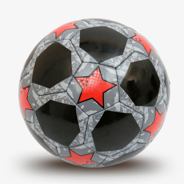 Мяч футбольный INGAME PRO BLACK IFB-117, №5, чёрно-красный в Краснодаре в магазине SportPanda Мяч футбольный INGAME PRO BLACK IFB-117, №5, чёрно-красный – фото