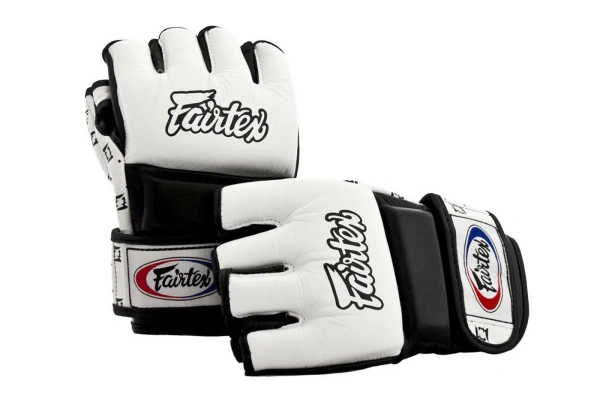 Перчатки для ММА и боевого самбо Fairtex FGV17 Fairtex, для соревнований, белый – фото