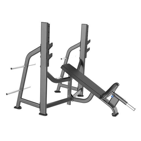 Скамья-стойка для жима под углом вверх E-7042 (Olympic Bench Incline) в Краснодаре в магазине SportPanda Скамья-стойка для жима под углом вверх E-7042 (Olympic Bench Incline) – фото