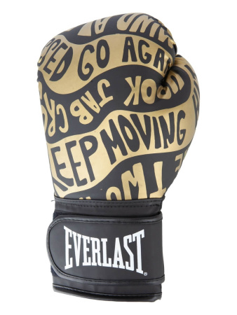 Боксерские перчатки Everlast Spark, тренировочные, чёрно-золотой в Краснодаре в магазине SportPanda Боксерские перчатки Everlast Spark, тренировочные, чёрно-золотой – фото