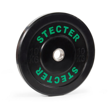 Диск каучуковый STECTER, 10 кг в Краснодаре в магазине SportPanda Диск каучуковый STECTER, 10 кг – фото