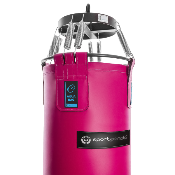 Водоналивной боксерский мешок «AQUA BAG» ПВХ, 180 см, диаметр 40 см, розовый – фото