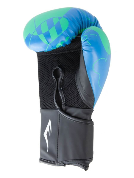 Боксерские перчатки Everlast Spark, тренировочные, сине-зелёный в Краснодаре в магазине SportPanda Боксерские перчатки Everlast Spark, тренировочные, сине-зелёный – фото