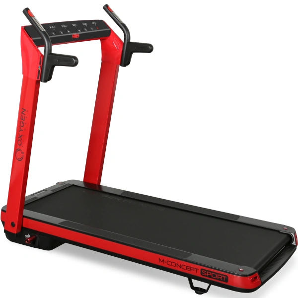 Беговая дорожка OXYGEN FITNESS M-CONCEPT SPORT, электрическая, для дома, красный в Краснодаре в магазине SportPanda Беговая дорожка OXYGEN FITNESS M-CONCEPT SPORT, электрическая, для дома, красный – фото