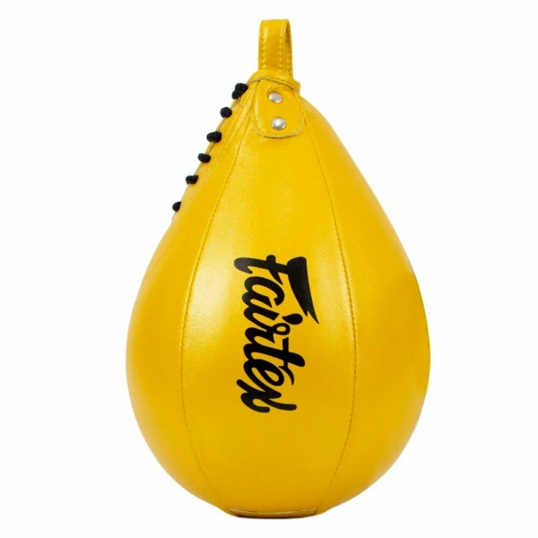  Пневмогруша скоростная Fairtex SB1, 30x19 см, жёлтый