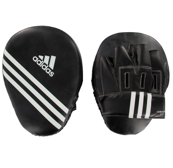 Лапы для кикбоксинга Adidas FOCUS MITT SHORT ECO, прямые – фото