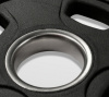 Диск олимпийский BRONZE GYM BG-PA-PL-P250, 25 кг, с хватом, обрезиненный, чёрный в Краснодаре в магазине SportPanda Диск олимпийский BRONZE GYM BG-PA-PL-P250, 25 кг, с хватом, обрезиненный, чёрный – фото