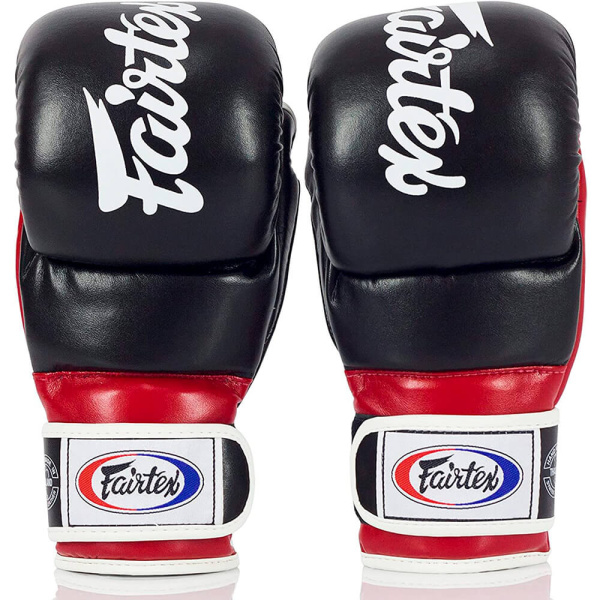 Перчатки для ММА Fairtex FGV18 Alistar Overeem, тренировочные, красный в Краснодаре в магазине SportPanda Перчатки для ММА Fairtex FGV18 Alistar Overeem, тренировочные, красный – фото