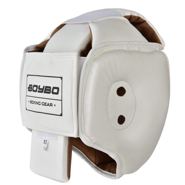 Шлем для карате BoyBo BH100, белый в Краснодаре в магазине SportPanda Шлем для карате BoyBo BH100, белый – фото