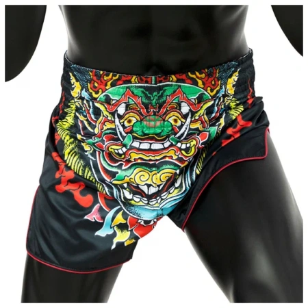 Шорты для тайского бокса и кикбосинга Fairtex BS1912 Kabuki, чёрный в Краснодаре в магазине SportPanda Шорты для тайского бокса и кикбосинга Fairtex BS1912 Kabuki, чёрный – фото