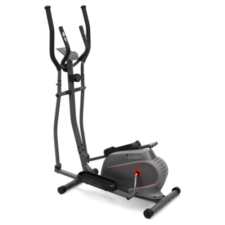 Эллиптический тренажер CARBON FITNESS E404, для дома, задний маховик, чёрный в Краснодаре в магазине SportPanda Эллиптический тренажер CARBON FITNESS E404, для дома, задний маховик, чёрный – фото