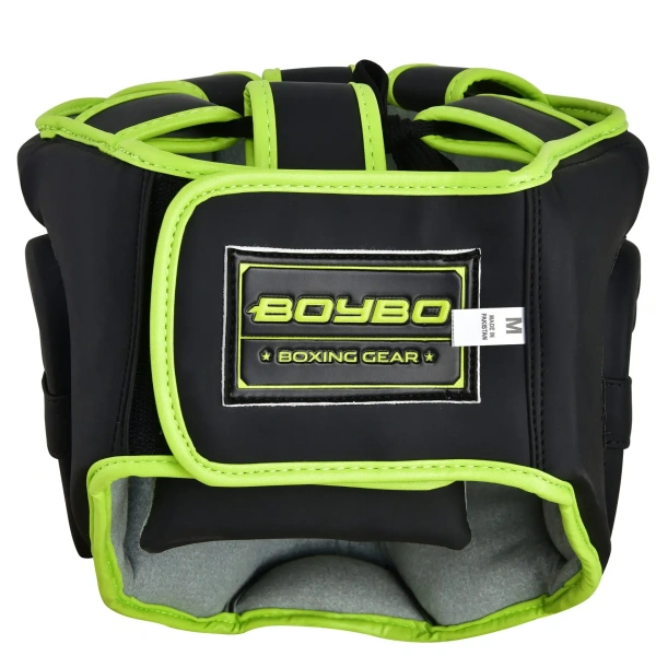 Шлем боксерский BoyBo Stain BH400, Flex, зелёный в Краснодаре в магазине SportPanda Шлем боксерский BoyBo Stain BH400, Flex, зелёный – фото