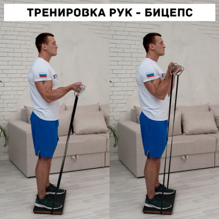 Гриф для штанги STECTER Resistance Bar BOX, с резиновыми петлями в Краснодаре в магазине SportPanda Гриф для штанги STECTER Resistance Bar BOX, с резиновыми петлями – фото