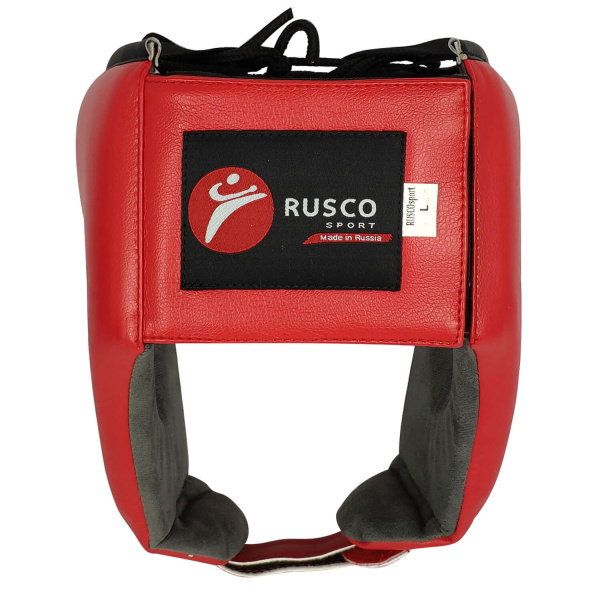 Шлем для рукопашного боя RuscoSport, красный в Краснодаре в магазине SportPanda Шлем для рукопашного боя RuscoSport, красный – фото