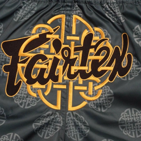 Шорты для тайского бокса и кикбосинга Fairtex BS1915 Clubber, зелёный – фото