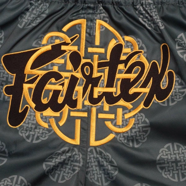 Шорты для тайского бокса и кикбосинга Fairtex BS1915 Clubber, зелёный – фото