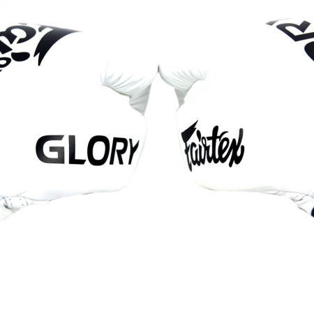 Перчатки для кикбоксинга Fairtex BGVG1 GLORY KICKBOXING, для соревнований, белый в Краснодаре в магазине SportPanda Перчатки для кикбоксинга Fairtex BGVG1 GLORY KICKBOXING, для соревнований, белый – фото
