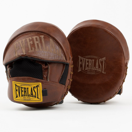 Лапы боксерские Everlast 1910 Brown Mantis в Краснодаре в магазине SportPanda Лапы боксерские Everlast 1910 Brown Mantis – фото