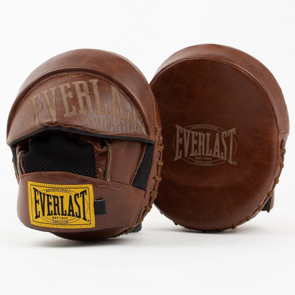 Лапы боксерские Everlast 1910 Brown Mantis в Краснодаре в магазине SportPanda Лапы боксерские Everlast 1910 Brown Mantis – фото