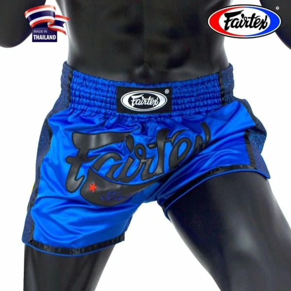 Шорты для тайского бокса Fairtex BS-1702, синий – фото