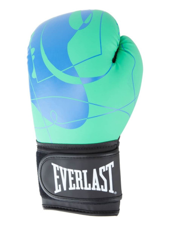 Боксерские перчатки Everlast Spark, тренировочные, сине-зелёный в Краснодаре в магазине SportPanda Боксерские перчатки Everlast Spark, тренировочные, сине-зелёный – фото