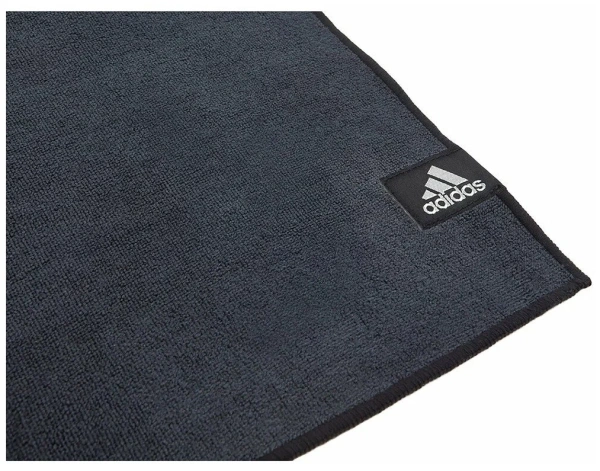 Коврик для горячей йоги Adidas ADYG-10680BK, 2 мм, полиэстер + полимерная смола, чёрный в Краснодаре в магазине SportPanda Коврик для горячей йоги Adidas ADYG-10680BK, 2 мм, полиэстер + полимерная смола, чёрный – фото