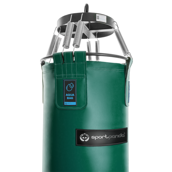 Водоналивной боксерский мешок «AQUA BAG» ПВХ, 180 см, диаметр 40 см, темно-зеленый – фото