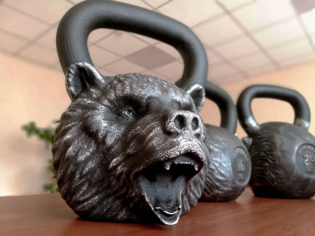 Гиря дизайнерская IRON HEAD «Медведь», 16 кг, чугун в Краснодаре в магазине SportPanda Гиря дизайнерская IRON HEAD «Медведь», 16 кг, чугун – фото