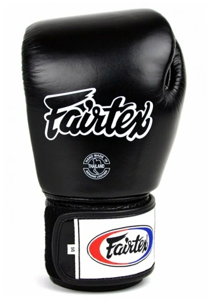 Боксерские перчатки Fairtex BGV1, тренировочные, чёрный – фото