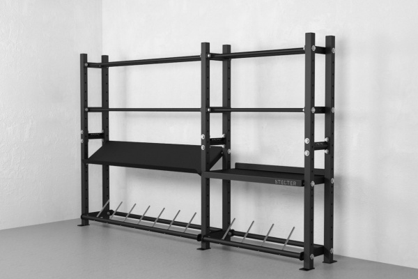 Стеллаж для инвентаря STECTER, 2900х1920 мм в Краснодаре в магазине SportPanda Стеллаж для инвентаря STECTER, 2900х1920 мм – фото