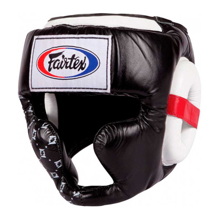 Шлем боксерский Fairtex HG10, тренировочный, для спаррингов, XL, чёрный  Шлем боксерский Fairtex HG10, тренировочный, для спаррингов, XL, чёрный