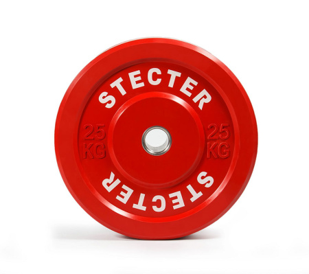 Диск тренировочный STECTER, 25 кг, красный в Краснодаре в магазине SportPanda Диск тренировочный STECTER, 25 кг, красный – фото